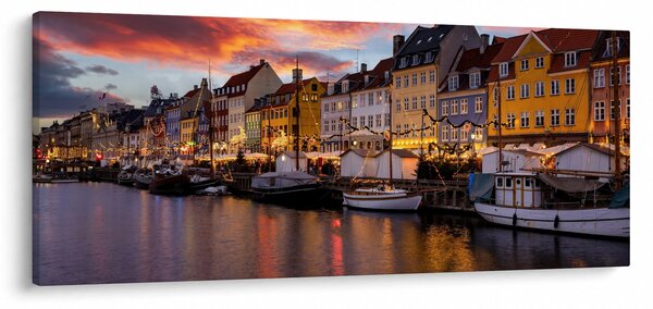 Slika - Nyhavn, Kopenhagen (120x50 cm)