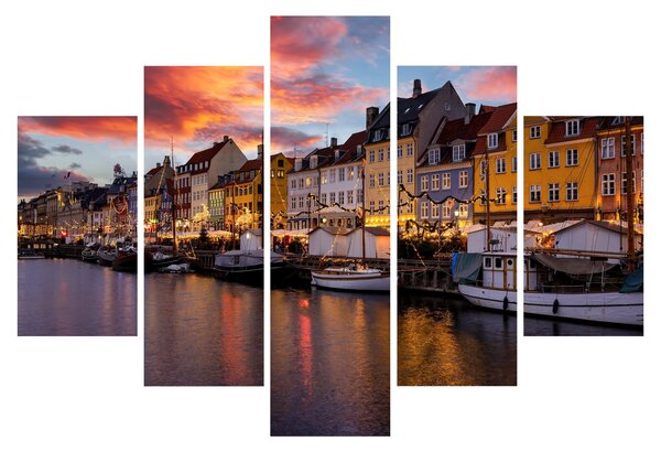 Slika - Nyhavn, Kopenhagen (150x105 cm)
