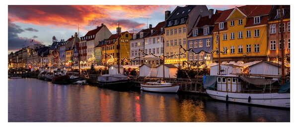 Slika - Nyhavn, Kopenhagen (120x50 cm)