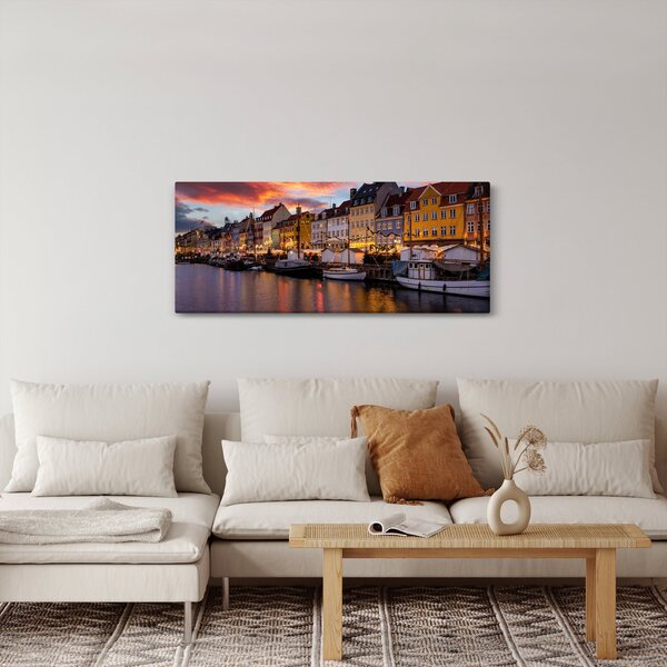 Slika - Nyhavn, Kopenhagen (120x50 cm)