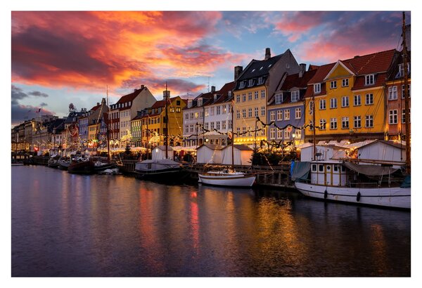 Slika - Nyhavn, Kopenhagen (90x60 cm)