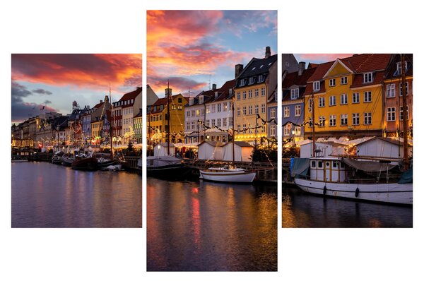 Slika - Nyhavn, Kopenhagen (90x60 cm)