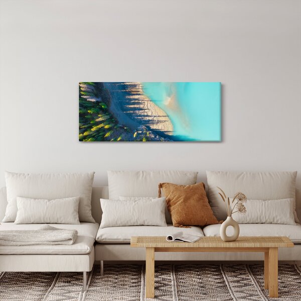 Slika - Pogled na jezero (120x50 cm)