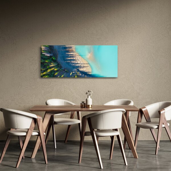 Slika - Pogled na jezero (120x50 cm)