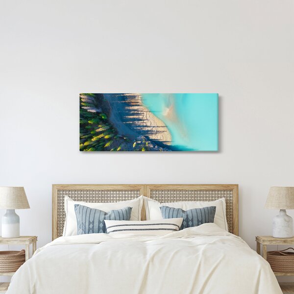 Slika - Pogled na jezero (120x50 cm)