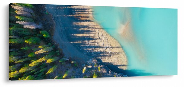 Slika - Pogled na jezero (120x50 cm)