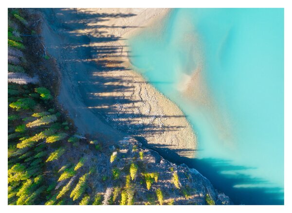 Slika - Pogled na jezero (70x50 cm)