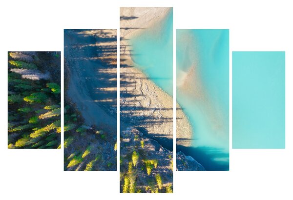 Slika - Pogled na jezero (150x105 cm)