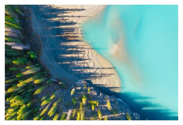 Slika - Pogled na jezero (90x60 cm)