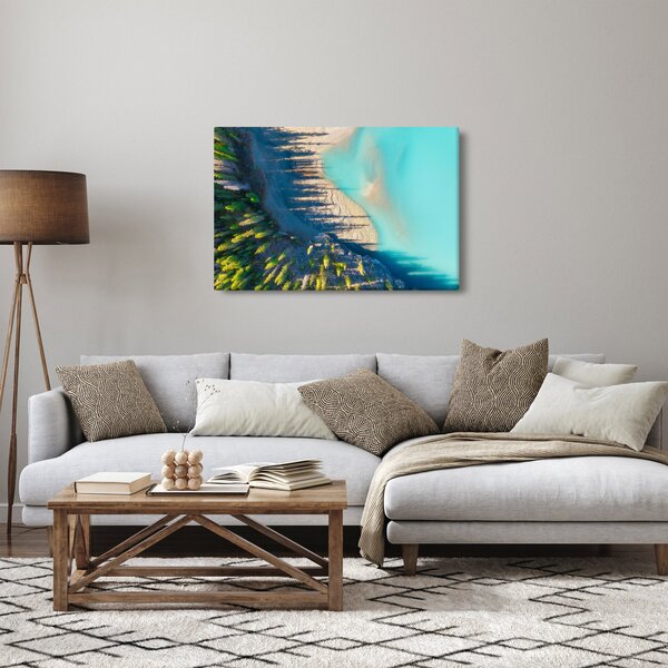 Slika - Pogled na jezero (90x60 cm)