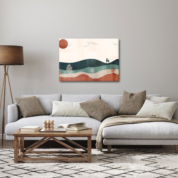 Slika - Ilustrirani krajolik (70x50 cm)