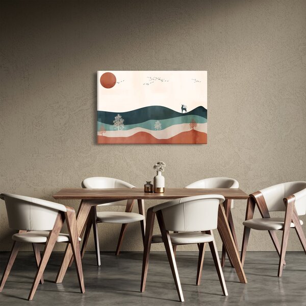 Slika - Ilustrirani krajolik (90x60 cm)