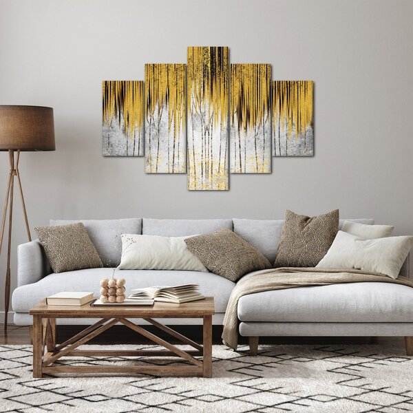 Slika - Zlatne linije (150x105 cm)