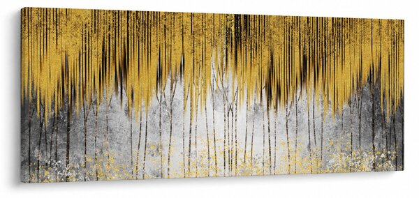 Slika - Zlatne linije (120x50 cm)