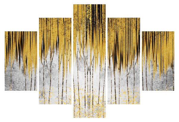 Slika - Zlatne linije (150x105 cm)