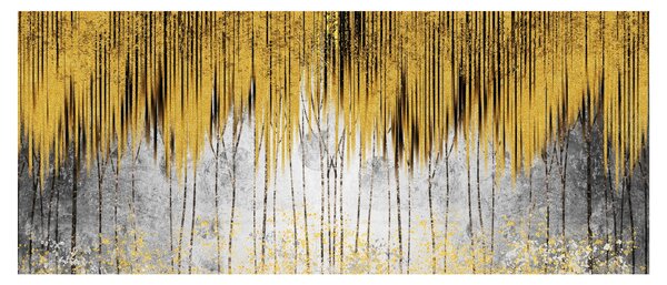 Slika - Zlatne linije (120x50 cm)
