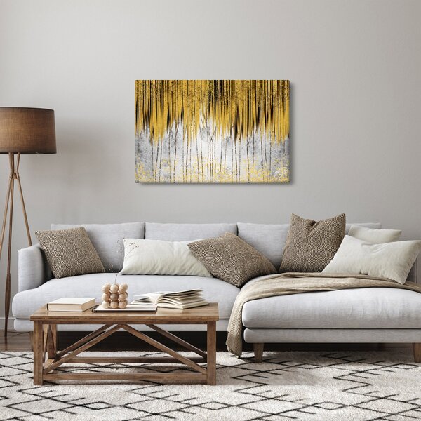 Slika - Zlatne linije (90x60 cm)