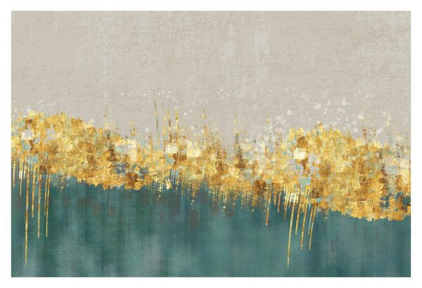 Slika - Tekstura sa zlatnim ukrasom (90x60 cm)