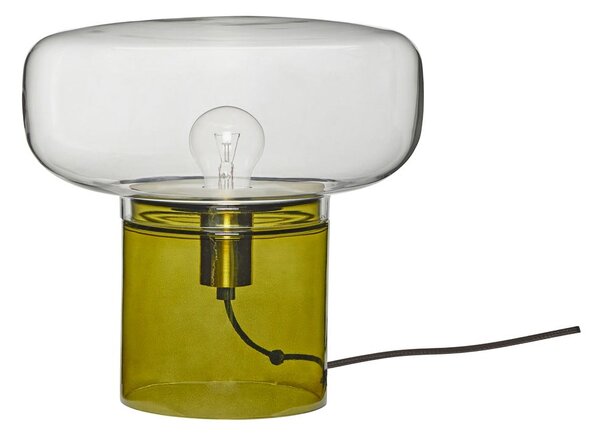 Stolna lampa od zelenog stakla Crave - Hübsch