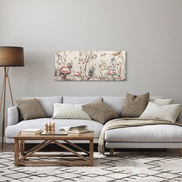 Slika - Crtanje flaminga (120x50 cm)
