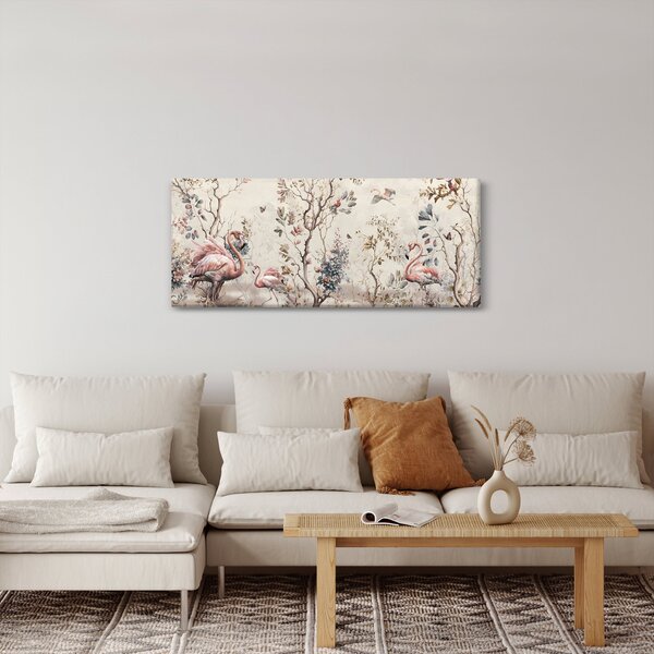 Slika - Crtanje flaminga (120x50 cm)
