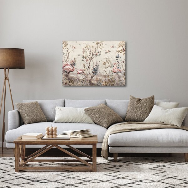 Slika - Crtanje flaminga (70x50 cm)