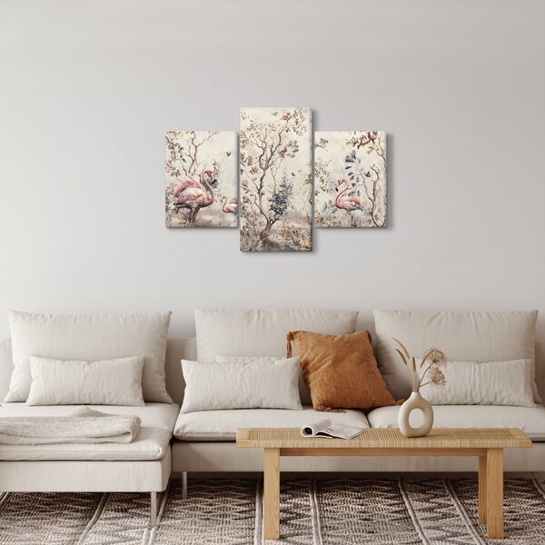 Slika - Crtanje flaminga (90x60 cm)