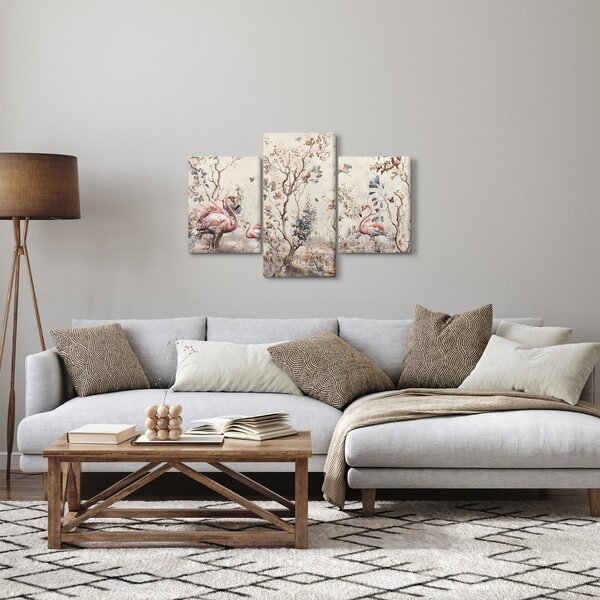 Slika - Crtanje flaminga (90x60 cm)