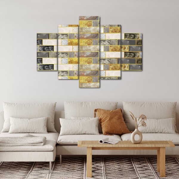 Slika - Dekor s teksturama (150x105 cm)