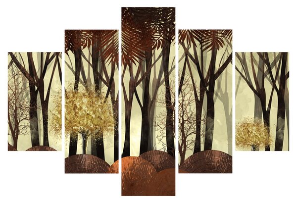 Slika - Dekorativna šuma (150x105 cm)