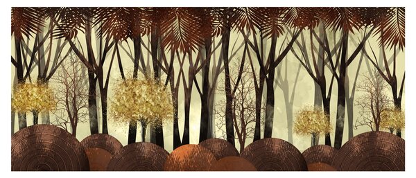 Slika - Dekorativna šuma (120x50 cm)