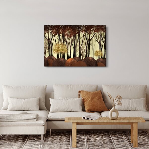 Slika - Dekorativna šuma (90x60 cm)