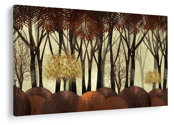 Slika - Dekorativna šuma (90x60 cm)