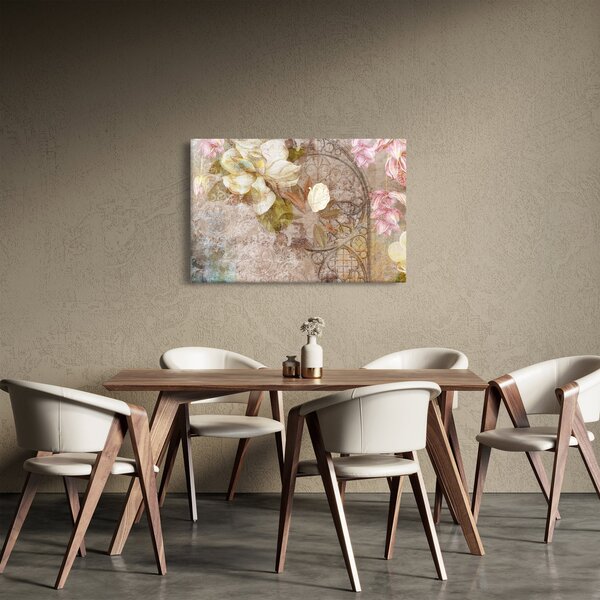 Slika - Cvjetni ukras (90x60 cm)