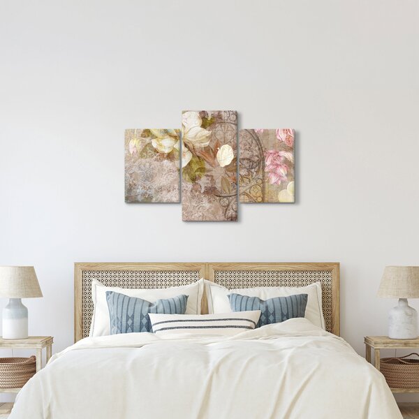 Slika - Cvjetni ukras (90x60 cm)