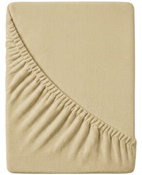 Frotirna plahta krem 140x200 cm