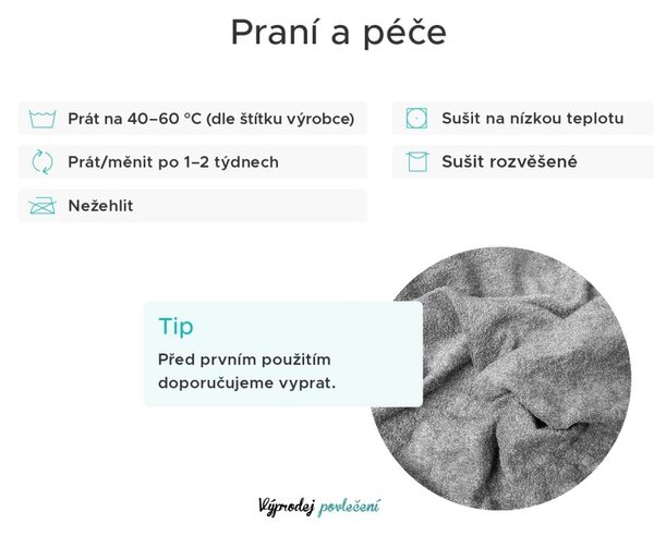 Frotirna plahta EXCLUSIVE svijetlo plava 90 x 200 cm