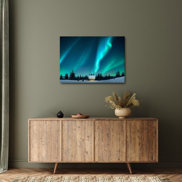 Slika - polarna svjetlost (70x50 cm)