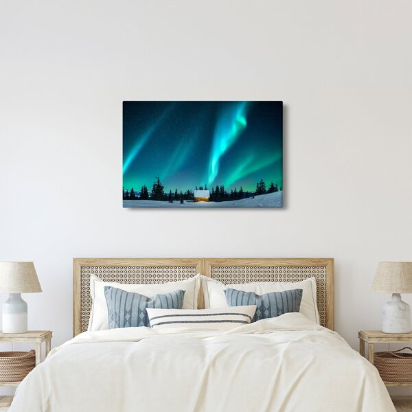 Slika - polarna svjetlost (90x60 cm)