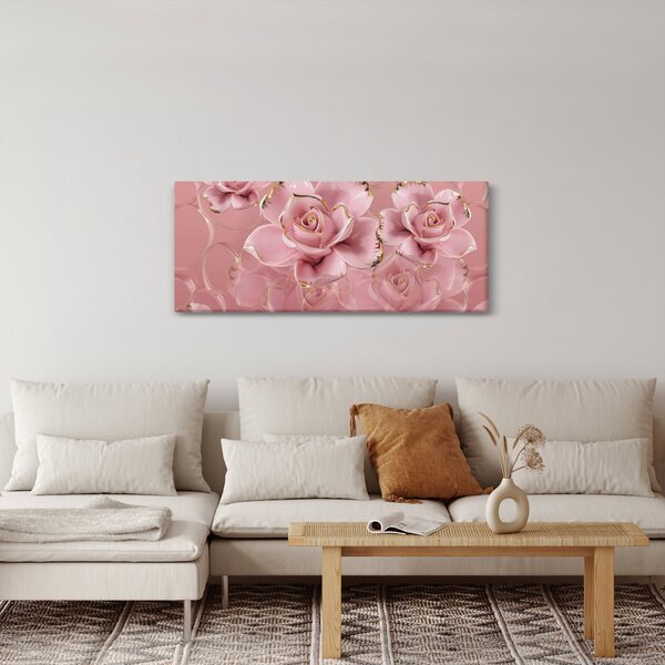 Slika - Cvjetni dekor (120x50 cm)