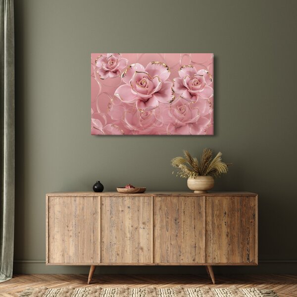 Slika - Cvjetni dekor (90x60 cm)