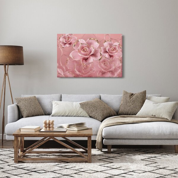Slika - Cvjetni dekor (90x60 cm)