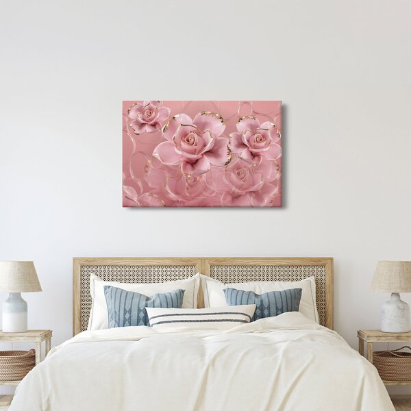 Slika - Cvjetni dekor (90x60 cm)