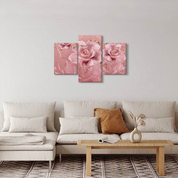 Slika - Cvjetni dekor (90x60 cm)