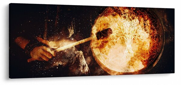 Slika - Šamanski bubanj (120x50 cm)