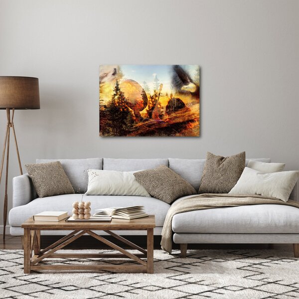 Slika - Šamanski motiv (70x50 cm)