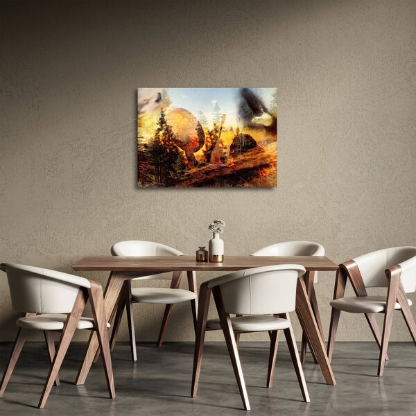 Slika - Šamanski motiv (70x50 cm)