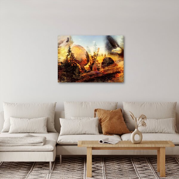 Slika - Šamanski motiv (70x50 cm)