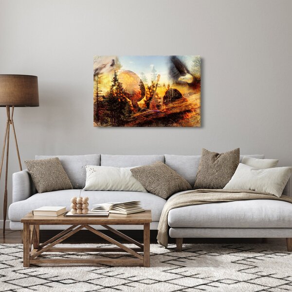 Slika - Šamanski motiv (90x60 cm)