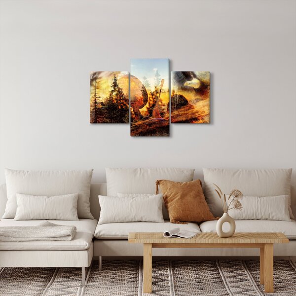 Slika - Šamanski motiv (90x60 cm)